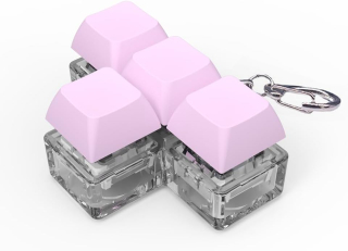 Fidget Keyboard Clicker Hračka Fidget, 4 tlačidlá, klávesnica