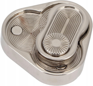 Posuvník Fidget, magnetický trojuholníkový rotačný EDC kovový fidget hračka pre dospelých,