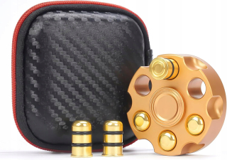 Fidget Spinner Cube Finger kovová zliatina, malá pomôcka na stôl, špirála