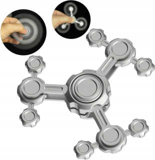 Kovová hračka Fidget Spinner pre deti a dospelých, fidgit