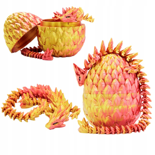 Figúrka pohyblivá Crystal Dragon Dragon Egg GOLDROSE Veľkosť XL