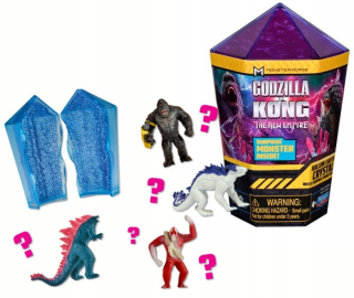 GODZILLA x KONG krištáľ zeme s postavičkou Monster Surprise 5cm 1ks.