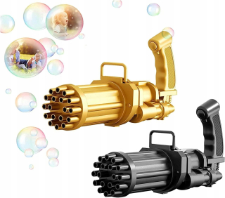 Bublinový stroj Gatling s 18 otvormi pre dospelých a deti,