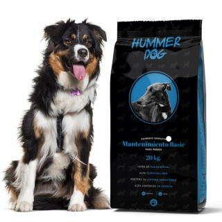 SUCHÉ KRMIVO PRE LABRADORSKÝCH OVČIARSKYCH PSOV HUMMER ZÁKLADNÁ ÚDRŽBA 1KG