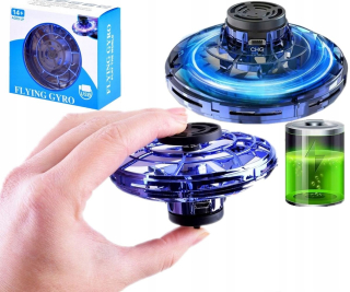 FLYING fidget SPINNER BOOMERANG UFO LED 366 drone gyroskop DARČEKOVÝ disk