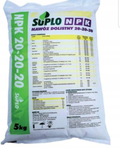 Hnojivo 20-20-20+MIKRO SUPLO rozpustné 5 KG
