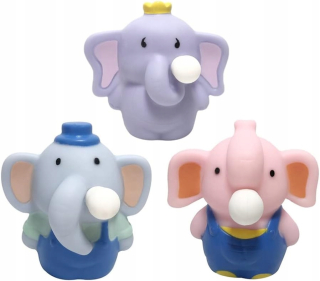 Toys Children 3PCS Roztomilý slon Bubble Fidget Senzorická hračka zvieratko