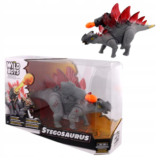 INTERAKTÍVNY DINOSAUR SO SPÚŠŤAČOM STEGOSAURUS