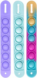 Ikonická pop športová fľaša 414 ml s pruhmi, párty farby -