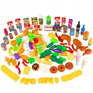 Súprava detských potravín Kinderplay KP6108 – 120 dielov, od 3 rokov