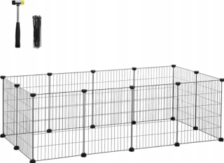 Hliníková ohrádka TimeTrade pre malého psa, 90 x 360 x 60 cm