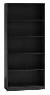 Regál TopEshop 80 x 30 x 182 cm čierny