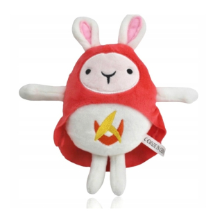 Zajačik TULY Plyšový zajačik 30 cm maskot