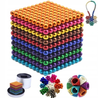 Magnetické guličky - Magnetické gule neocube bloky 1 000 pcs 3 mm farba