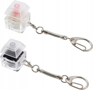 Klávesnica Fidget Keychain Keys Switch Fidget Toy Dekompresná hračka