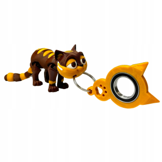 Keyrambit Keyspinner a Flexi Kit Kitten 3D Keychain puppil