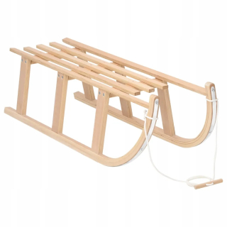 Klasické sane s lanom 110x40x34, farba natural
