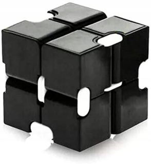 Antistresová Fidget Cube Infinity Sensory Black