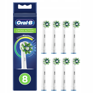 ORAL-B CROSS ACTION 100% ORIGINÁL TIP 8 x