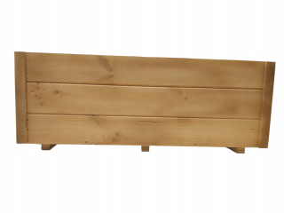 Kvetináč 100 cm x 25 x 38 cm, drevo, odtiene hnedej a béžovej
