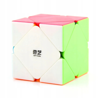 QiYi QiCheng Skewb 3x3 logická kocka + stojan