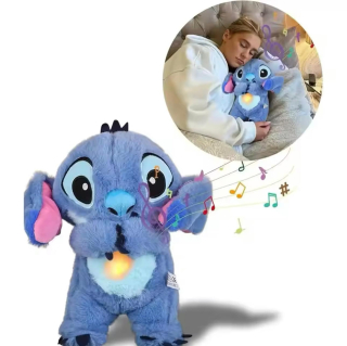 Stitch Plyšový priedušný medvedík Upokojujúci spánok Hračka Vydra pre deti
