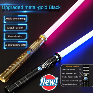Ľahký meč kovový laserový meč RGB svetlo
