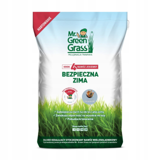 Dlhodobo pôsobiace jesenné trávnikové hnojivo - Mr. Zelená tráva 5 kg