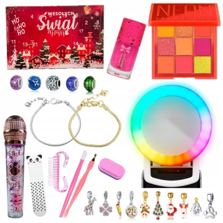 NL ADVENTNÝ KALENDÁR PRE DIEVČATÁ TEENAGERKY S KRÁSNYMI ŠPERKMI MAKEUP