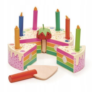 Drevená narodeninová torta Tender Leaf Toys