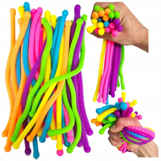 ANTISTRESOVÁ CESTOVINOVÁ HRAČKA MONKEY NOODLE FIDGET
