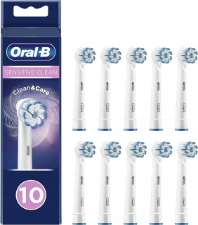 Hlavice zubnej kefky Oral-B Sensitive Clean, 10 kusov, biela