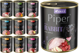 Mokré krmivo Piper, mix príchutí, 30 kg