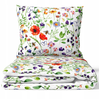 Exkluzívny 200x220 cm bavlnený posteľný set z Poľska – 2 obojstranné obliečky