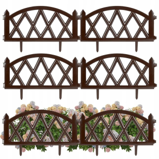 Plastová záhradná obruba Orion 300 cm x 30 cm hnedá