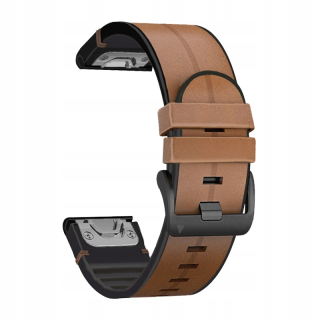 Kožený remienok pre Garmin Fenix 5x/6x/7x PRO 26mm
