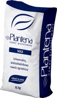 Plantena Max viaczložkové hnojivo granulát 25 kg 25 l