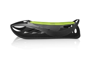Sanki plastikowe Plastkon Neon mystc czarny/zielony bobsleje lekkie do 70kg