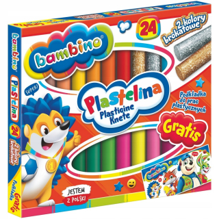 BAMBINO Klasická plastelína 24