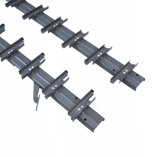 Antracitový mechanizmus Prestige Shutters pre 12 pohyblivých lamiel, 109 cm