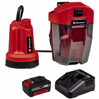 Einhell ponorné čerpadlo 18 W 4500 l/h GE-SP 18 LL batéria 4Ah