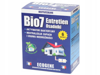Bio7 Entretien 480g príprava čističky odpadových vôd pre prevádzku dosadzovacej nádrže