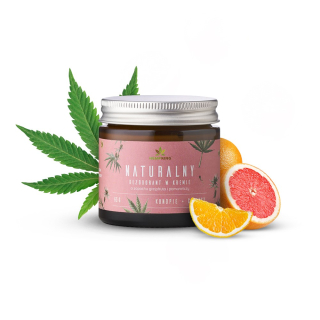 Krémový deodorant Hemp King grapefruit + pomaranč