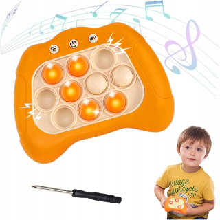 Senzorická hračka Push Bubble Fidget, hlasná a tichá strana