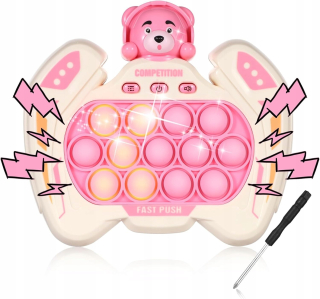 Push Game, Light Up Fidget Pop Fidget Game Rozkošný