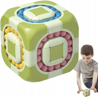 Puzzle Fidget Toys, Otočné hračky v tvare kocky Magic Bead
