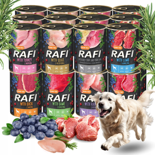 Rafi morka mokré krmivo 0,4 kg