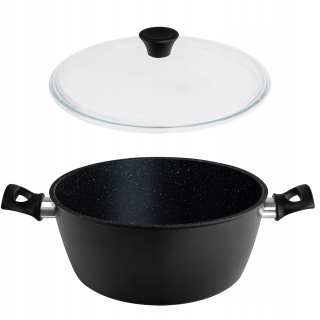 REMOSKA EUROPA - Multifunkčný granitový hrniec 28cm 5l, vyrábaný v Čechách