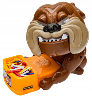 Arkádová hra pre reflexy Spiaci Angry Biting Dog Miska Kocka DK