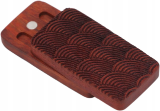 Ručne vyrobený Fidget Slider, vynikajúci, dobrý dotyk, červené drevo